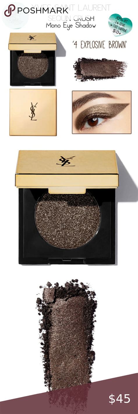 ysl explosive brown|ysl sequin crush eye shadow.